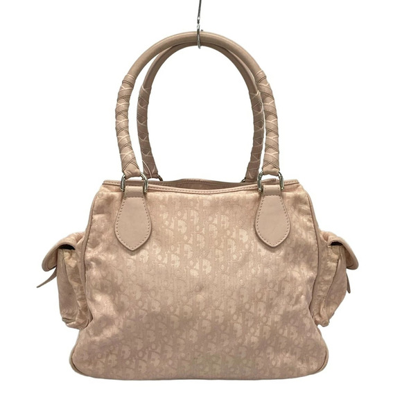 Christian Dior Calfskin Small Diorissimo Tote Pink 1757943  DIOR Christian Lovely Tote Bag Pink Leather